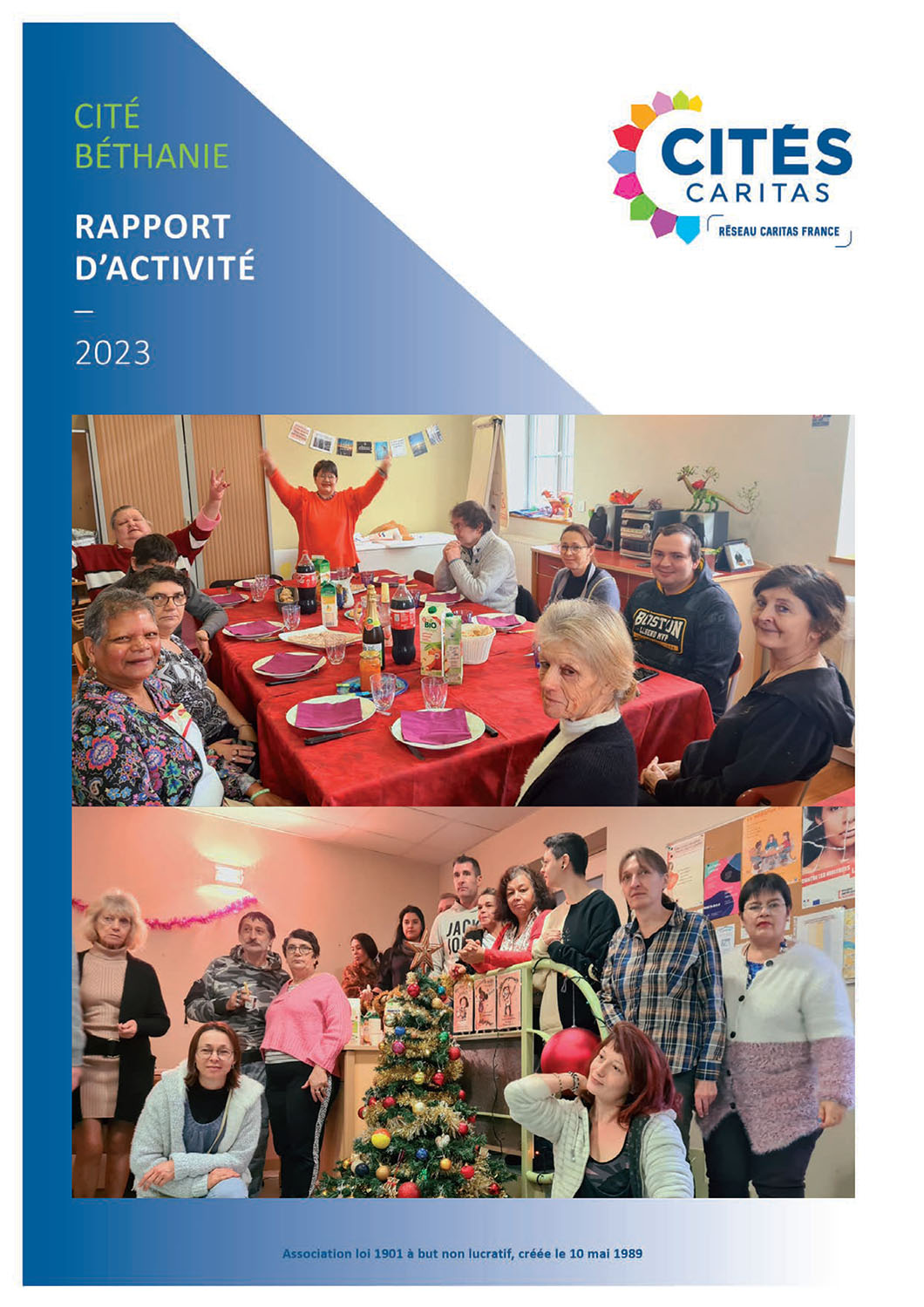 Couverture du Rapport d'activité 2023 Cité Béthanie